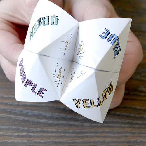 Interesting Origami Fortune Teller 2019