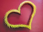 Funky 3D Origami Heart