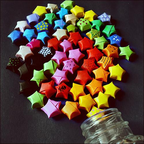 Lucky Stars Origami