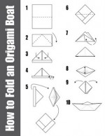 Very Simple Origami Boat Instructions