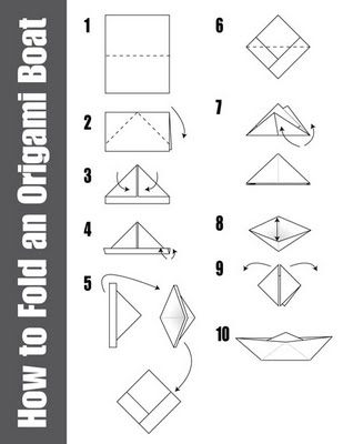 Origami Boat Instructions