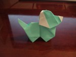 Cute Origami Dog