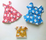 Cute Little Origami Dresses