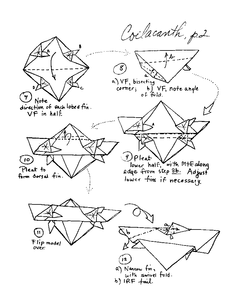 Origami Fish Instructions