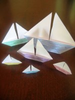 Boats Origami For Children