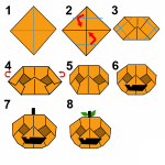 Here’s how to make an Origami Halloween
