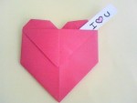 Fine Origami Heart Envelope