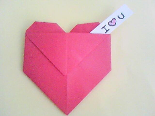 Origami Heart Envelope