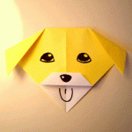 A dog Origami Kids