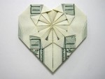 Awesome Origami Money Heart