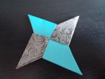 Two Tone Origami Ninja Star