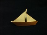 Simple Origami Sailboat