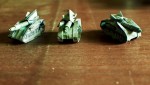 Three Origami Tank
