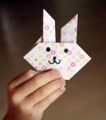 Rabbit Origami at Origami.Com For Kids
