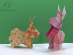 Patterned Rabbit Origami