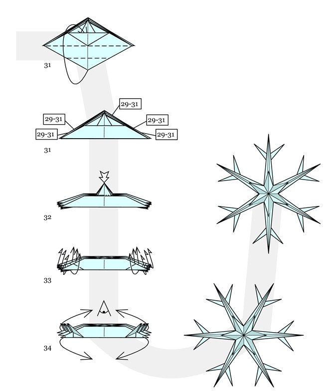 christmas origami instructions