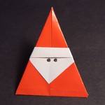 Little Santa Easy Christmas Origami