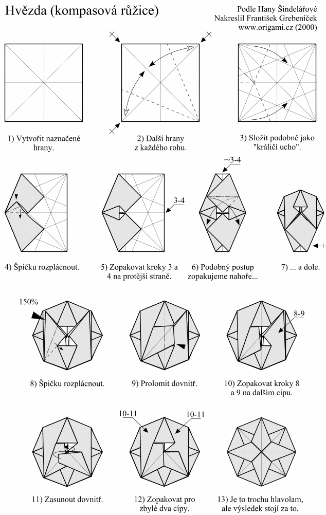modular origami diagrams