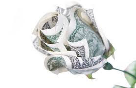 money origami flower