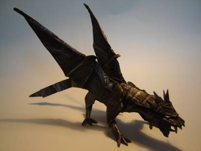 origami ancient dragon