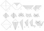 Cute Origami Cat Instructions