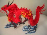 Very Detailed Origami Chinese Dragon