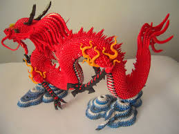 origami chinese dragon