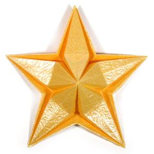 origami christmas star