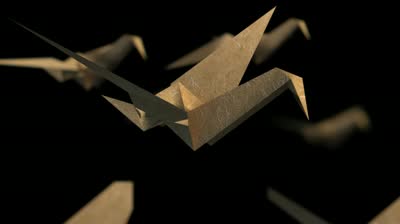 origami crane video