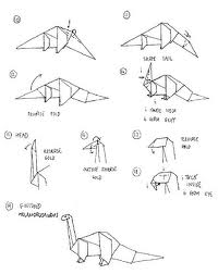 origami dinosaur instructions