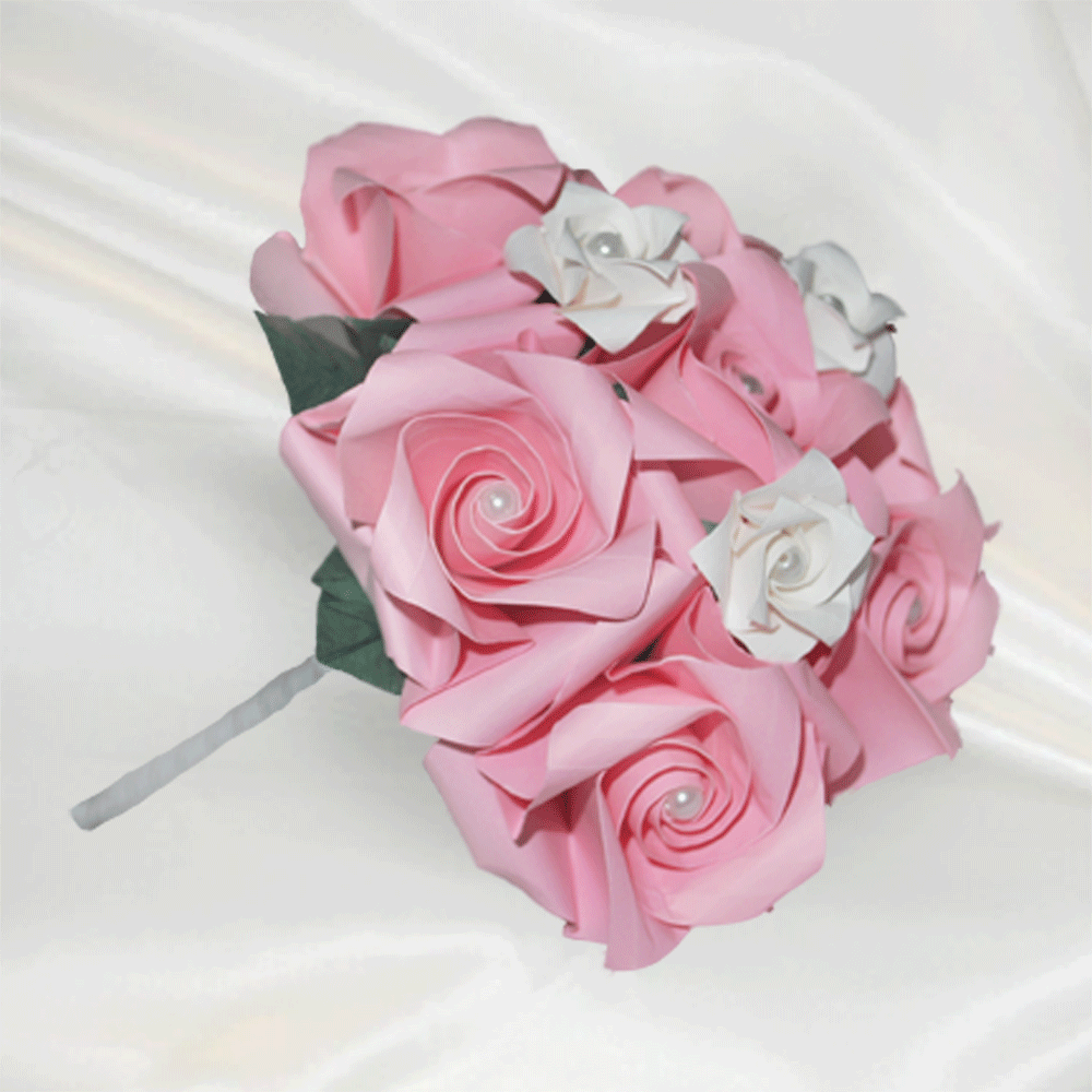 origami flower bouquet