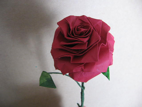 origami flower rose