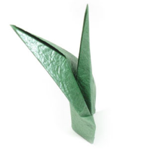 origami flower stem