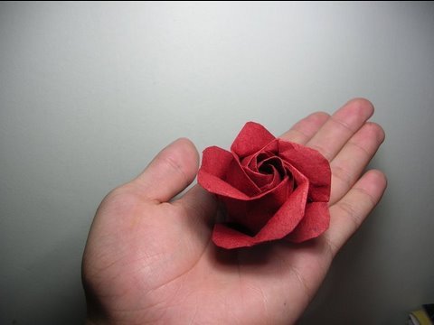 origami kawasaki rose