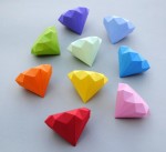 Diamond Origami Paper Craft