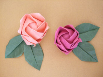 origami roses