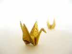 Elegant Paper Crane Origami
