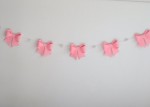 Hanging Ribbon Pink Origami Paper