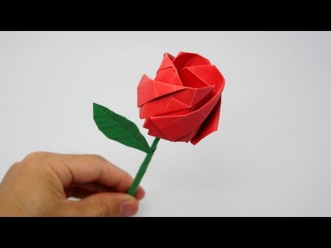 rose origami
