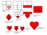 Simple Heart Love Shape Origami