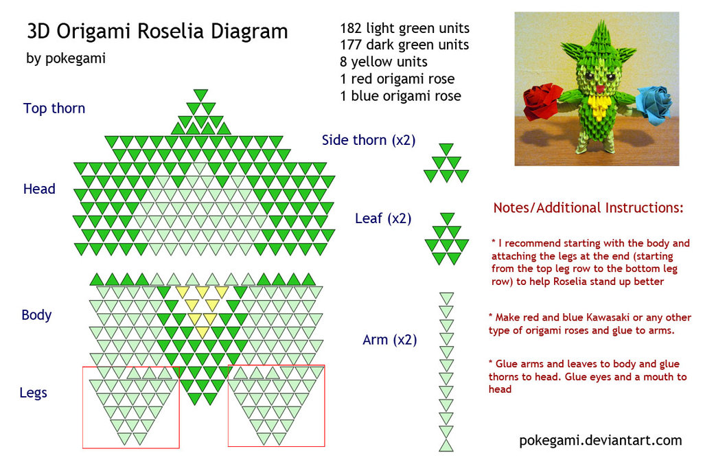 3d origami diagrams