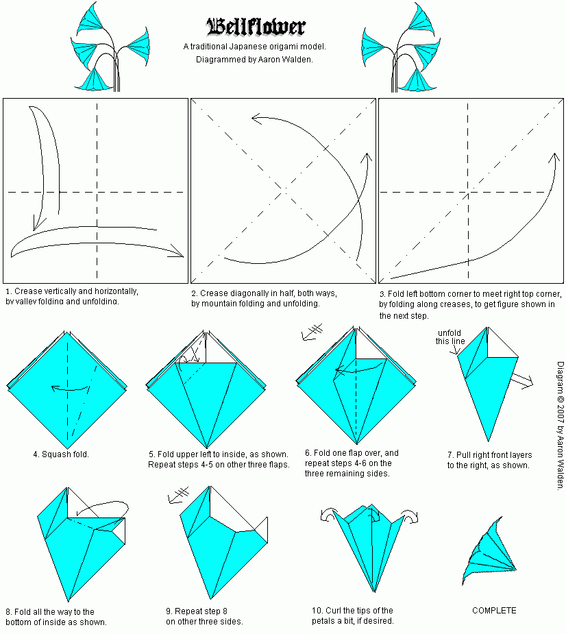 Easy Flower Origami