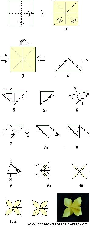 Easy Origami Flowers