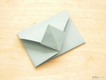 Green Envelope Origami