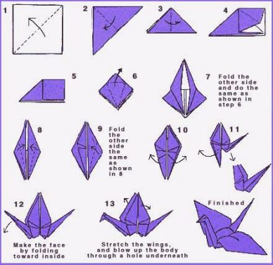 Instructions For Origami