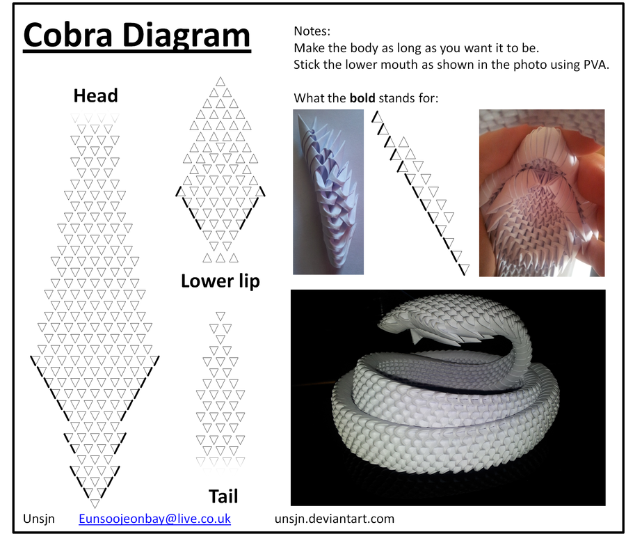 Modular Origami Instructions