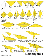 Statuesque Origami Dinosaur Instructions