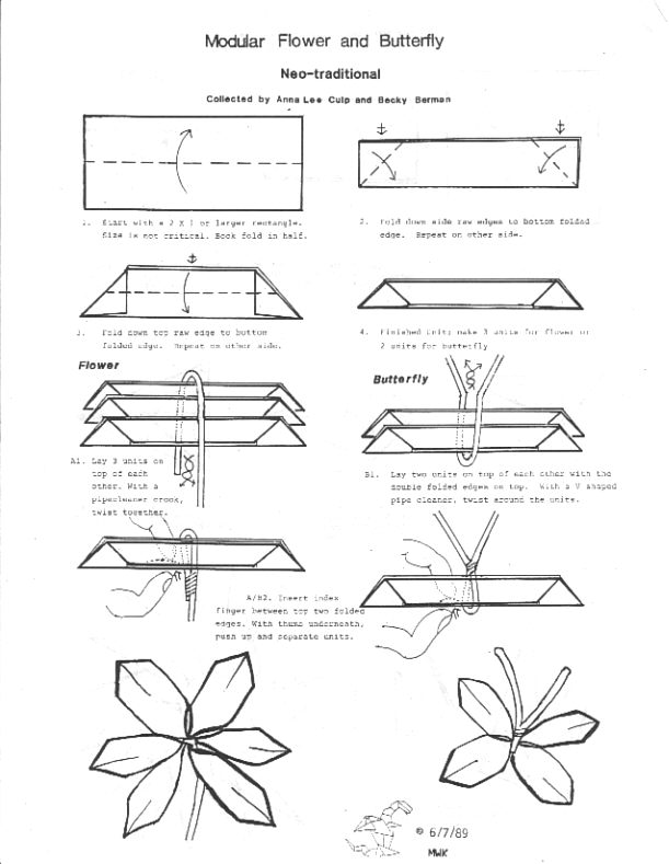 Origami Easy Flower
