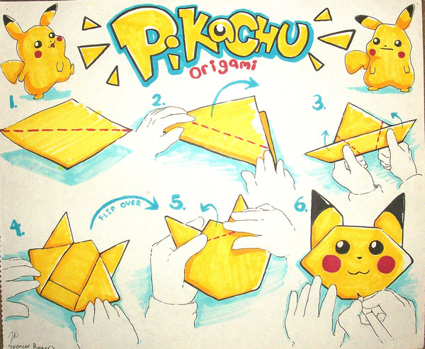 Origami Pokemon Instructions