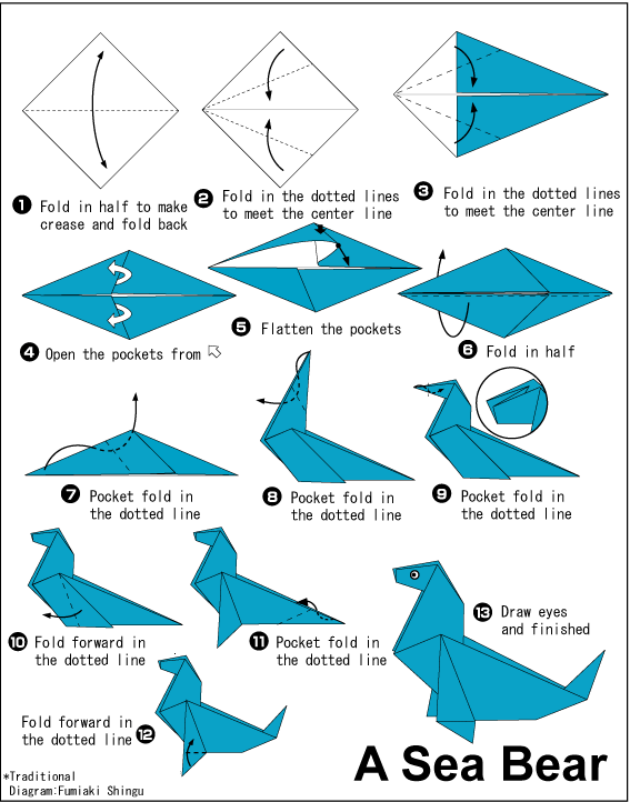 Printable Origami Instructions